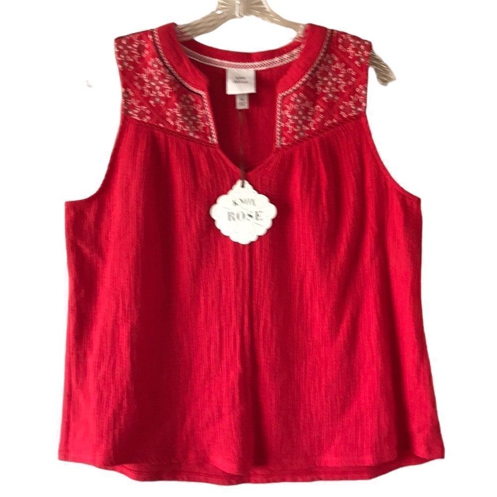 NEW Knox Rose Red Tank Top